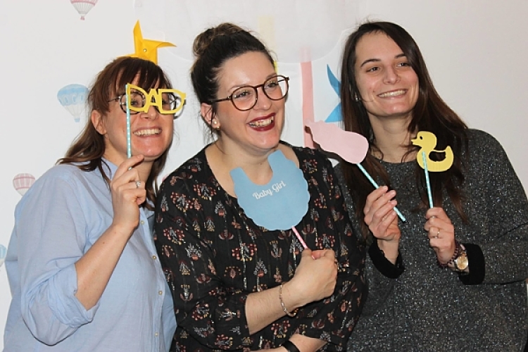 photobooth babyshower entre soeur