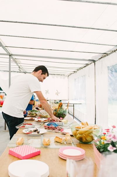 brunch mariage buffet DIY